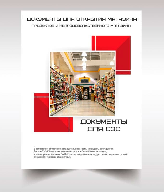 Документы для открытия магазина в Дзержинском